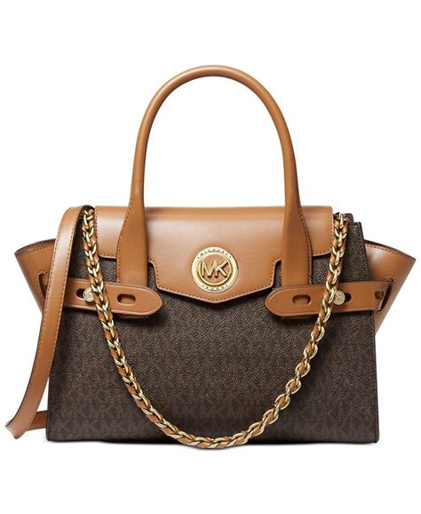 michael kors carmen bag small|carmen medium belted satchel.